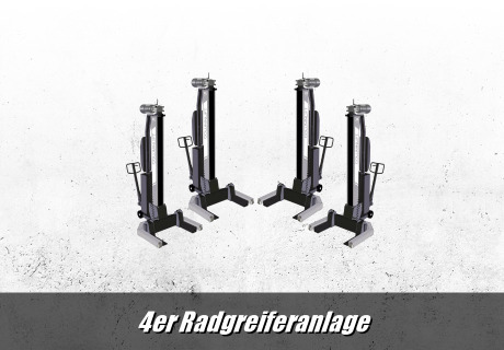 4 Säulen Radgreifer Anlage